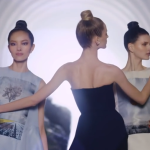 Dior gum tee shirt earrings the star of Dior s new pre fall campaign video