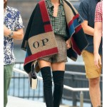Olivia Palermo Burberry personalized blanket scarf – This is where fall begins!